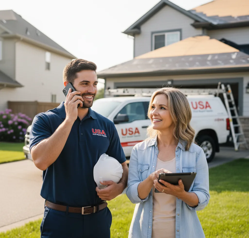 USA Roof Repair Experts customer support in Loranger
